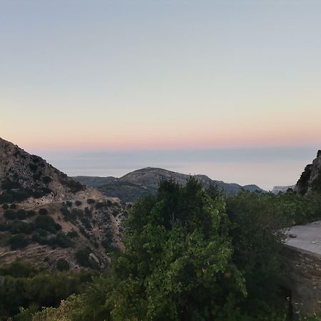 Naxos Mountain Retreat - Tiny House Build On Rock Lejlighed Koronos Eksteriør billede